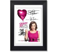 Memorabilia Crazy Ex-Girlfriends Cast Signed Autograph Signature A4 Poster Photo Print Rachel Bloom Santino Fontana Donna Lynne Champlin (A4 POSTER ONLY)