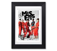 Memorabilia Misfits Cast Signed Autograph Signature Autographed A4 Poster Photo Print Photograph Artwork Wall Art Picture TV Show Series Season DVD Boxset Gift (BLACK FRAMED & MOUNTED)