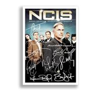 Memorabilia NCIS Naval Criminal Investigation Service Cast Signed Autograph Signature A4 Poster Photo Print Photograph Artwork Wall Art Picture TV Show Series (A4 Poster Only)