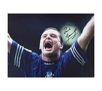 MemorabiliaOutlet Signed Gazza Paul Gascoigne Glasgow Rangers Football Large Photo Print - COA