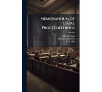 Memorandum of Legal Proceedeedings