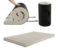 MeMoreCool Roll Up Floor Mattress Double, 190x135cm, Beige