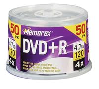 Memorex 4.7GB 4x DVD+R 4.7GB (50-Pack Spindle)