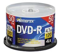 Memorex 4.7GB 4x DVD-R (50-Pack Spindle)