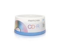 Memorex CD-R 80 Spindle CD-RW Blank Discs CD-R, 700 MB, 80 min, CD Box)