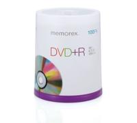 Memorex DVD plus R 16x 4.7GB 100 Pack Spindle