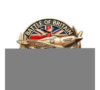 Memorial Britain Badge | Lapel Pin Metal England Fight Commemorative Anniversaries,England's Commemorative Anniversaries Keepsake, Never Forget Badge Lapel