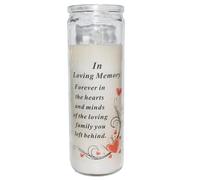 Memorial Candle in a Glass Jar with Sentimental Wording for Birthday, Anniverasary or Christmas (in Loving Memory 9559)
