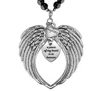 Memorial Car Charm Loss of Daughter Sympathy Gift Daughter Remembrance Rear View Mirror Hang Accessories Guardian Angel Grieving Funeral Gift Bereavement Condolence Keepsake