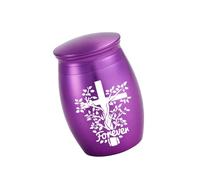 Memorial Casket Ashes Container Urn Cremation Sympathy Ashes/Hair Elegant Urn Casket for Women Men Aluminum Alloy Pet