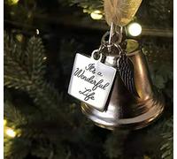 Memorial Christmas Ornament Christmas Memory Bauble Christmas Tree Pendants Christmas Tree Hanging Decorations Jingle Bells Ornaments (It's a wonderful life)