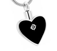 Memorial Cremation Urn Jewelry Pet Cremation Jewelry Ashes Necklace Creative Pet Urn Necklace Stainless Steel Hair