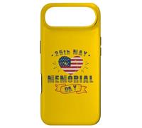 Memorial Day 25th May Patriotic Heart Flag Tribute Case for iPhone Air