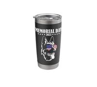 Memorial Day German Shepherd Stainless Steel Insulated Tumbler