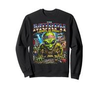 Memorial Day Hero Workout WOD Retro 80's Alien Lover Vintage Sweatshirt