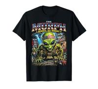 Memorial Day Hero Workout WOD Retro 80's Alien Lover Vintage T-Shirt