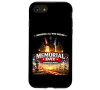 Memorial Day Honoring All Who Served Patriotic USA Case for iPhone SE (2020) / 7/8