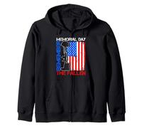MEMORIAL DAY REMEMBER THE FALLEN Zip Hoodie
