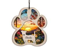 Memorial Dog Suncatcher - Acrylic Window Charm, Adorable Animals Hanging Ornament Keepsake | Decorative Sun Catcher Pendant for Dog Lovers Home Bedroom Dining Room Wall Window Tribute Memory