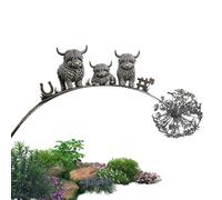 Memorial Garden Stake Robin Metal Outdoor Decor Weather Resistant