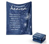 Memorial Gift, A Hug From Heaven Blanket Sympathy Gifts For Loss Of Loved One, Comfortable Bereavement Rest Blanket For Mum Dad Grandma Grandpa Colleagues Friends Bestie Sister Son Teachers Classmates