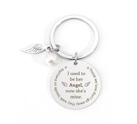 Memorial Gift,Memorial Keyring,Sympathy Gift in Memory of Loved One Wing Keyring,Mum Memorial Gifts,Grief Gifts,Thinking of You Gifts,Bereavement Gifts,Grief Gifts,Condolence Gifts,Angel Gifts