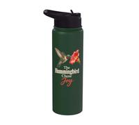 Memorial Gift The Hummingbird Chose Joy Stainless Steel Insulated Water Bottle