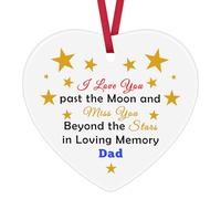 Memorial Gifts for Loss of Dad Sympathy Gift Remembrance Gift for Loss of Father In Memory of Dad Ornament Keepsake Sign Bereavement Gift Funeral Gift Condolence Gifts for Loss of Father