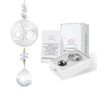 Memorial Gifts for Loss of Loved One, Sympathy Gift Crystal Suncatcher Hanging Ornament, Bereavement Gift Ideas, In Loving Memory Gifts, Grief Remembrance Condolences Passed Away Gifts (Tree of Life)