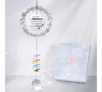 Memorial Gifts for Loss of Loved One, Unique Sun Catcher Sympathy Gift Idea Window Suncatcher, Hanging Ornament Crystal Rainbow Maker Bereavement Grief Gift Box for Loss of Mom Friend Son Family Pets