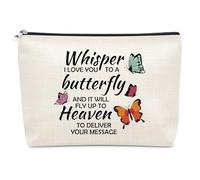 Memorial Gifts Sympathy Makeup Bag Memorial Gift for Loss of Mom Grandmother Family Coworker Condolence Cosmetic Bag for Friends Bereavement Remembrance Gifts for Loss of Daughter Sister Grief Gift