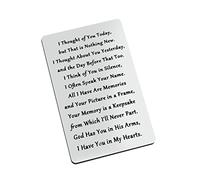 Memorial Gifts Wallet Insert Card in Memory of Pregnancy Loss Wallet Insert Gifts Sympathy Gifts for Loss of Mum Dad Friend Mother Day Remembrance Condolence Gift for Loss of Brother Boyfriend