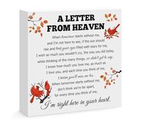Memorial Gifts Wooden Block Sign Sympathy Gift for Loss of Mother Father Grandma Grandad Husband Wife Sister Friend Bereavement Funeral Grief Gift Condolence Remembrance Decor