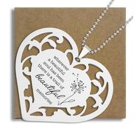 Memorial Heart Ornament, “Wherever a Beautiful Soul Has Been” Sympathy Gift for Loss of Dad, Remembrance Keepsake for Mom Dad Friends Bereavement Dandelion Hanging Ornaments S2X33