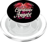 Memorial Heart Red Cardinal Bird Appear Angels are Near PopSockets PopGrip for MagSafe