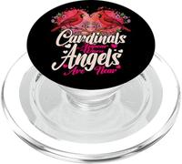Memorial Heart Red Cardinal Bird Appear Angels are Near PopSockets PopGrip for MagSafe