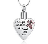 memorial jewelry Your Wings were Ready,But My Heart was Not Stainless Steel Carved Locket Cremation Urn Necklace for Pet Dog Cats
