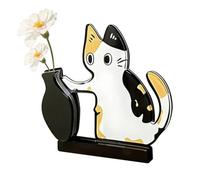 Memorial Keepsake for Cat Moustaches - Cute Acrylic Large Mouth Decoration Vases Cat Mustache Souvenirs | for Fridges, Washing Machines, Offices, Bedroom