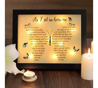 Memorial LED Shadow Box - Sympathy in Memory of Loved One, Remembrance for Loss of Mother Father Mom Dad, Funeral Condolences Bereavement Ideas