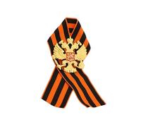 Memorial Medal Lapel Pin Features Ribbon Brooch History Display for Lovers Fade Resistant Patriotic Ribbon Brooch, フリーサイズ