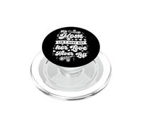 Memorial Mom Mama Isn't Here Love Never Left Remembrance PopSockets PopGrip for MagSafe