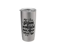 Memorial Mom Mama Isn't Here Love Never Left Remembrance Stainless Steel Insulated Tumbler