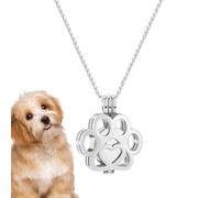 Memorial Necklace Ash Holder Jewelry for Ashes Dog Urn Pendant Elegant Design Keepsake Accessory Memorial Jewelry with Workmanship Keepsake Gift for Friday