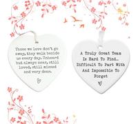Memorial Ornament,Hanging Hearts Gifts,Loss of Loved One Bereavement Keepsake,Sympathy Gift,Thinking of You Gifts,Proud of You Gifts,Inspirational Gifts for Women,Remembrance Gifts,Condolence Gifts