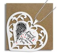 Memorial Ornament “I Have an Angel in Heaven, I Call Her Mom” Loss of Mother Keepsake Remembrance Gift Hanging Ornaments S2X26