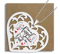 Memorial Ornament “I Have an Angel in Heaven, I Call Him Dad” Remembrance Gift for Loss of Father Sympathy Keepsake Hanging Ornaments S2X27
