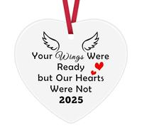 Memorial Ornament Keepsake Sign Bereavement Gift Sympathy Gifts for Loss of Loved Memorial Gifts for Loss of Mother Father Grandma Grandad Husband Wife Condolence Remembrance Gifts