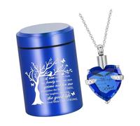 Memorial Pendant Necklace with Small Urn Container, Pet Ashes Memento Set for Quiet Remembrance Moments At Home Pet Ashes Necklace Cremation Jewelry Holder Remembrance Pendant Compact Urn Container