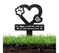 Memorial Pet Grave Markers | Pet Loss Memorial Garden Stake - Sympathy Grave Plaques With Dog Claw, Pet Grave Markers, Customizable Dog Cemetery Garden Stake