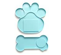 Memorial Pet Tombstone Mold Dog Bone Paw Shape Epoxy Resin Casting Silicone Mold